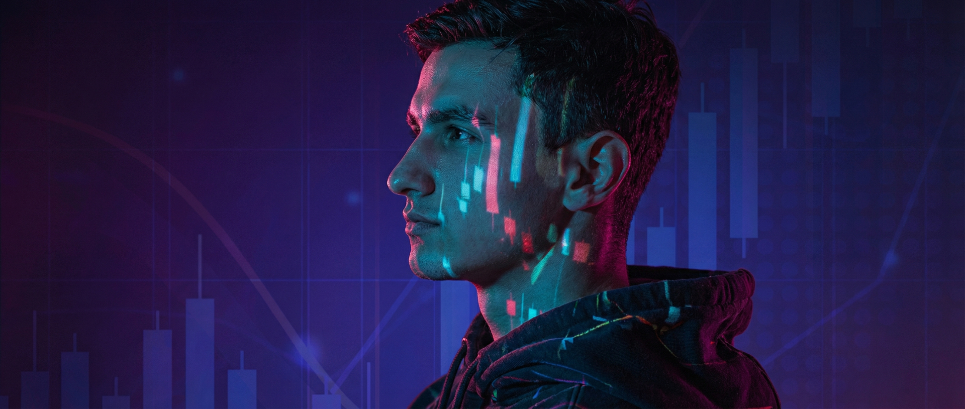 Professional traders with market charts